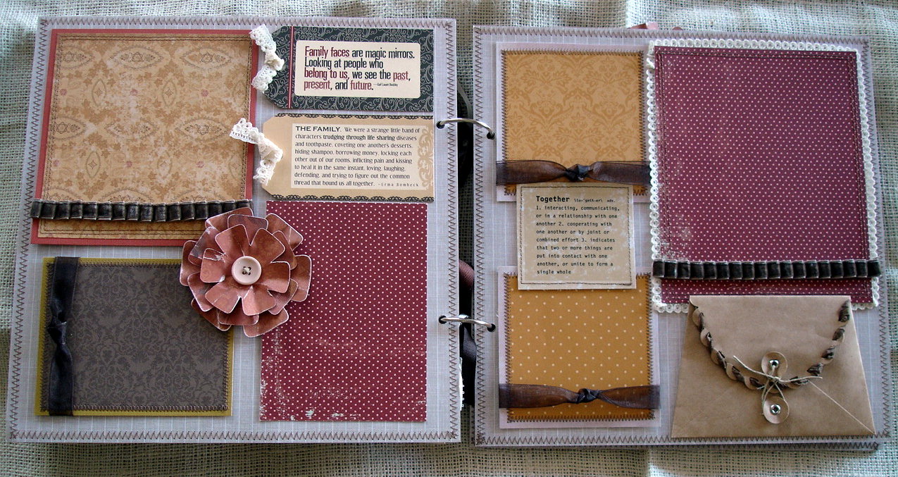 Scrapbooking by Phyllis Family Premade 12x12 Chipboard Scrapbook Album