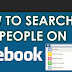 Search A Person In Facebook