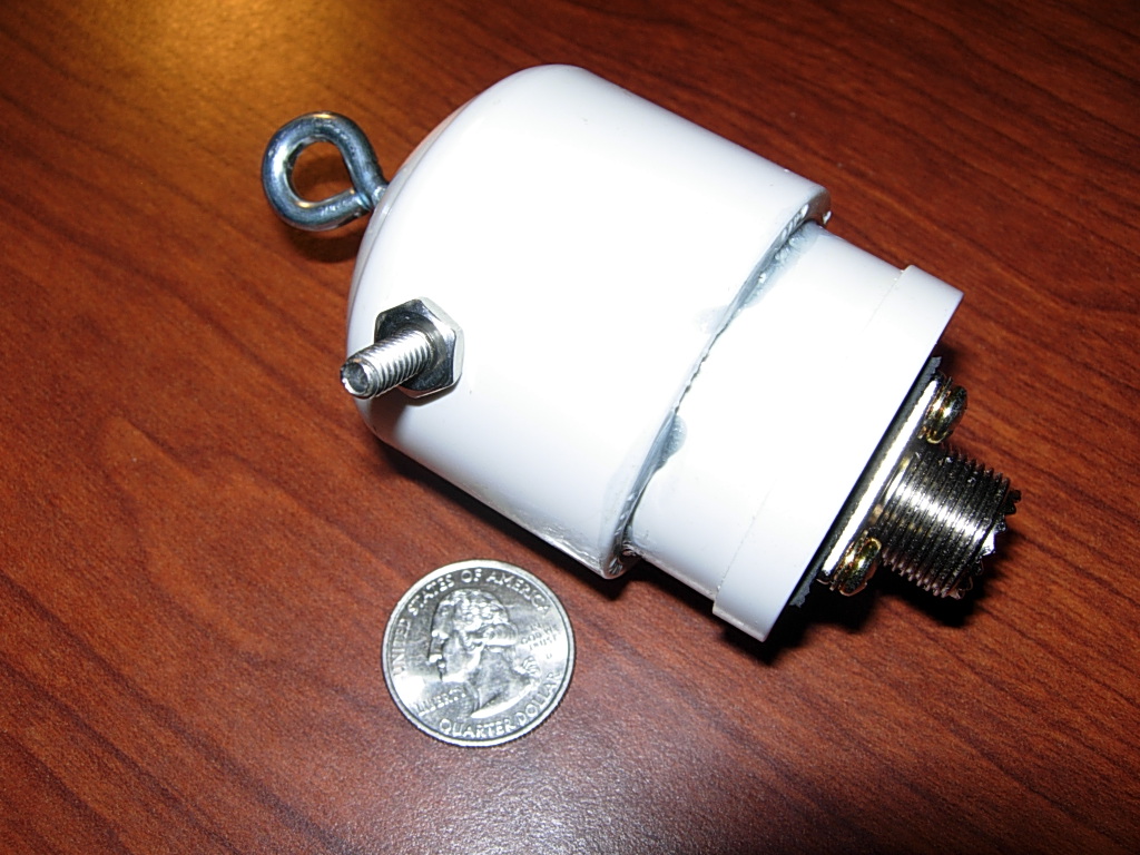 W7YV Ham Radio RF Baluns and 20M Vertical Antenna Photos