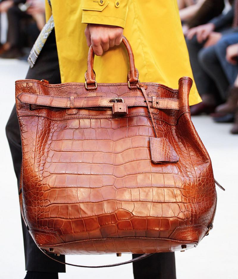 Fashion & Lifestyle: Burberry Prorsum Bags Spring 2013 Menswear