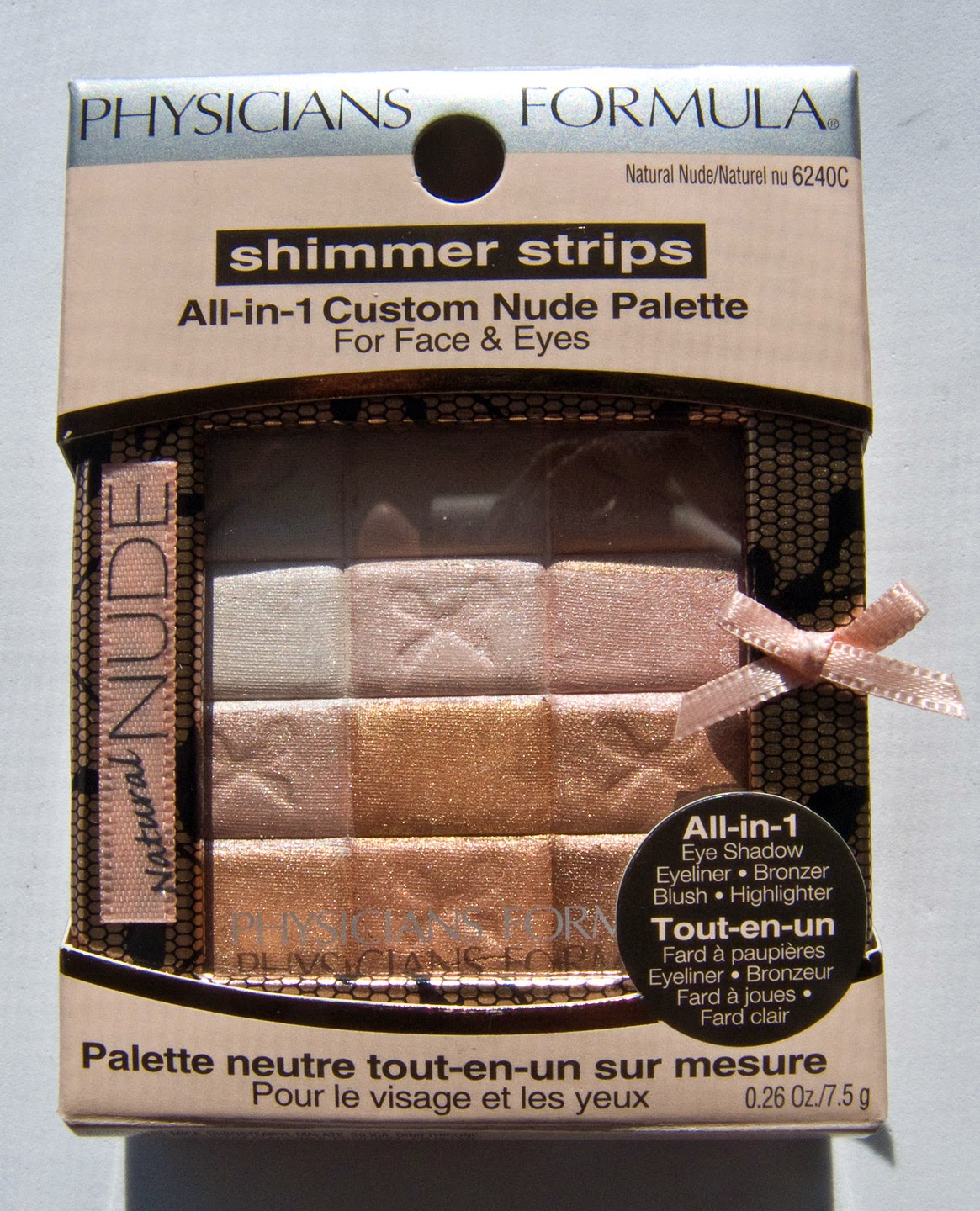 Physicians Formula Shimmer Strips Custom Nude Palette Natural Nude My