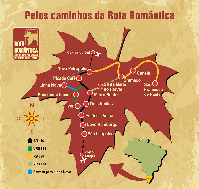 Pelos Caminhos da Rota Romântica no RS | Viagem Simplesmente para Serra ...
