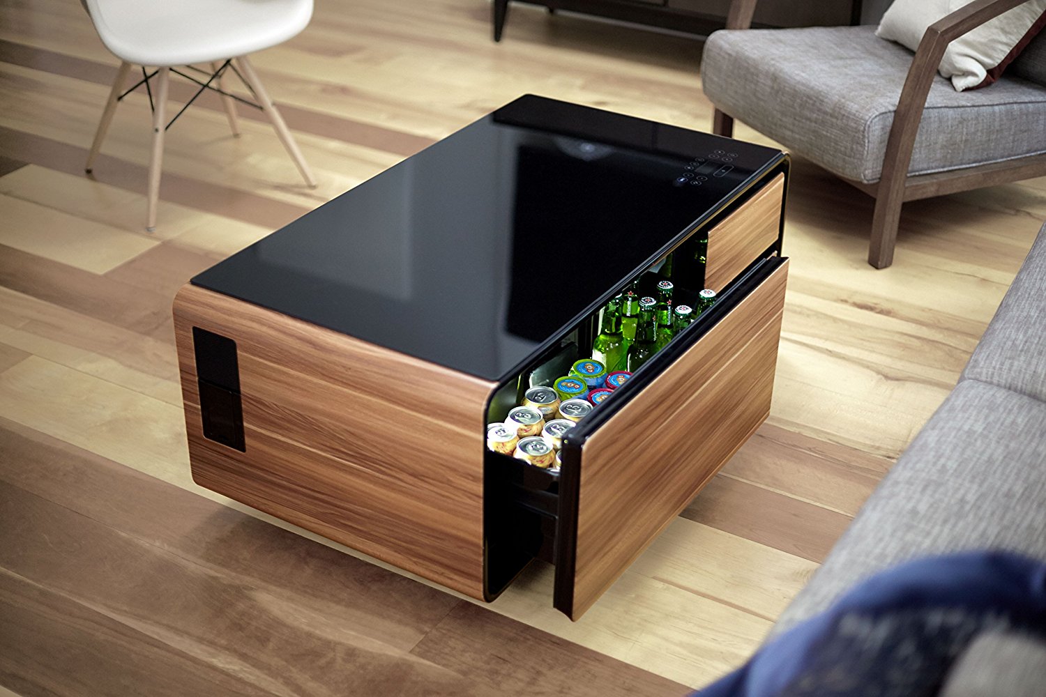 SOBRO SMART COFFE TABLE WITH REFRIGERATOR