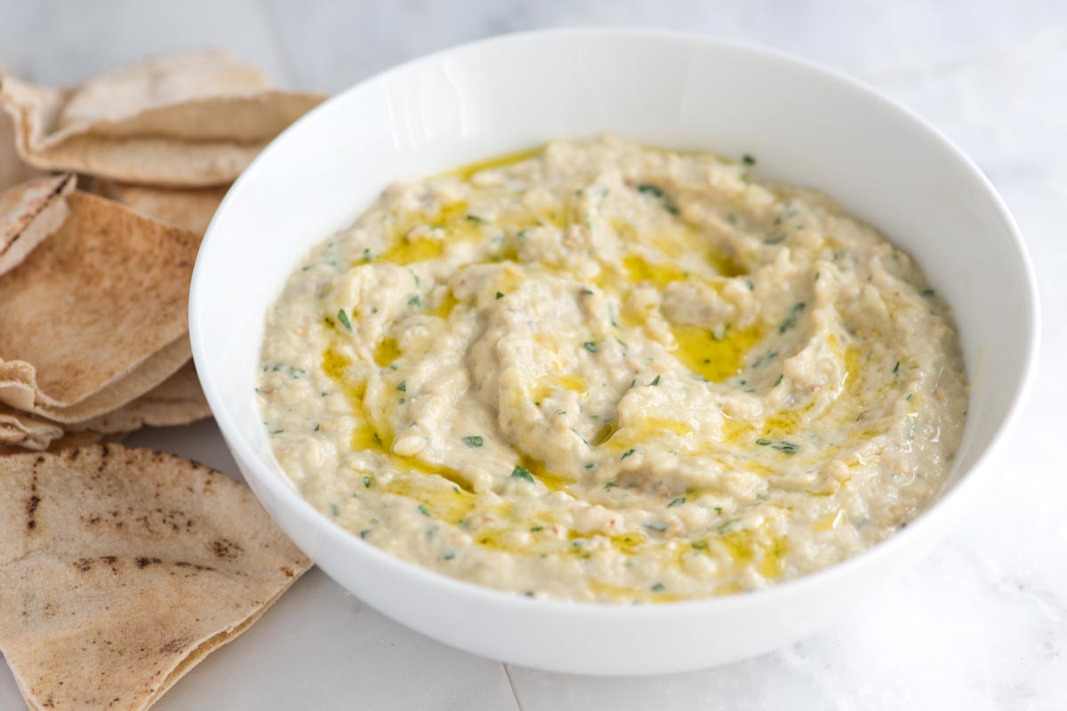Baba Ganoush Recipe Amazing Roasted Eggplant Dip LEBANESE RECIPES