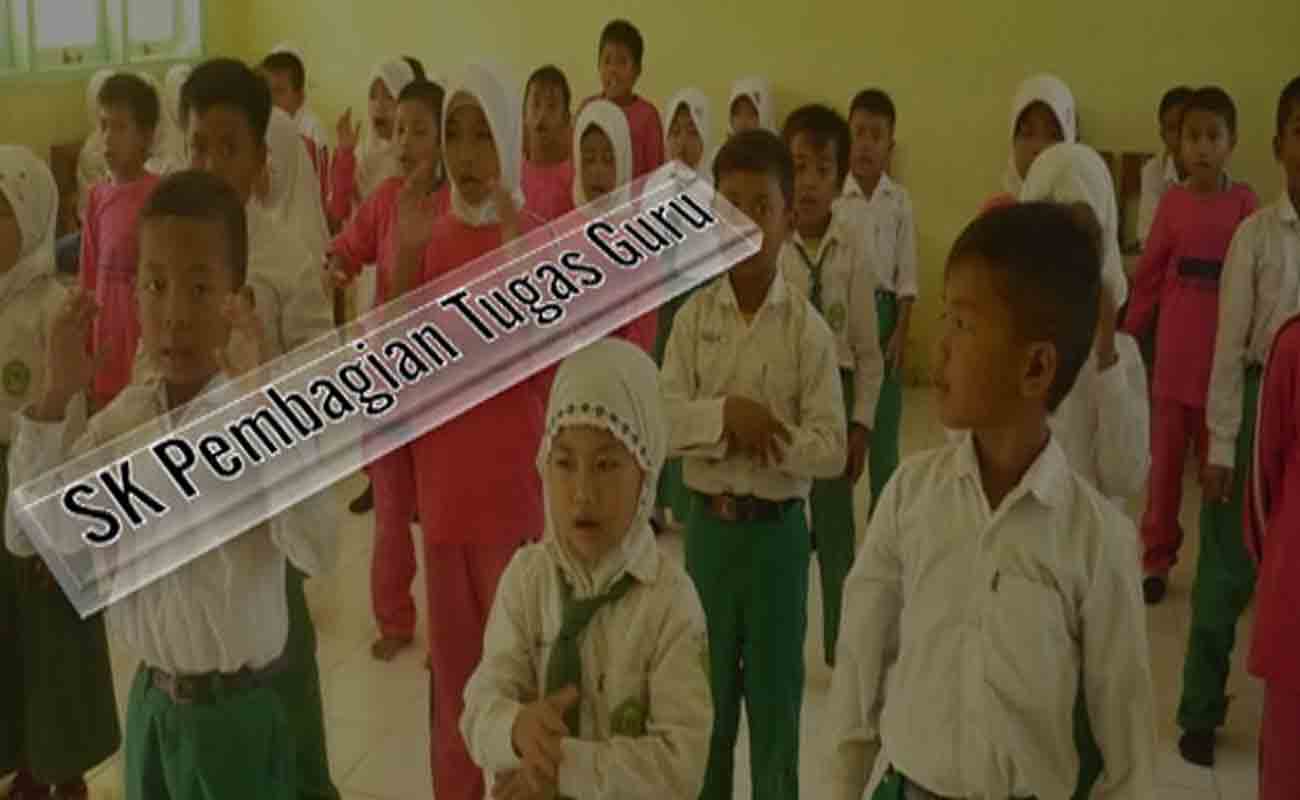 Download Contoh SK Pembagian Tugas Guru