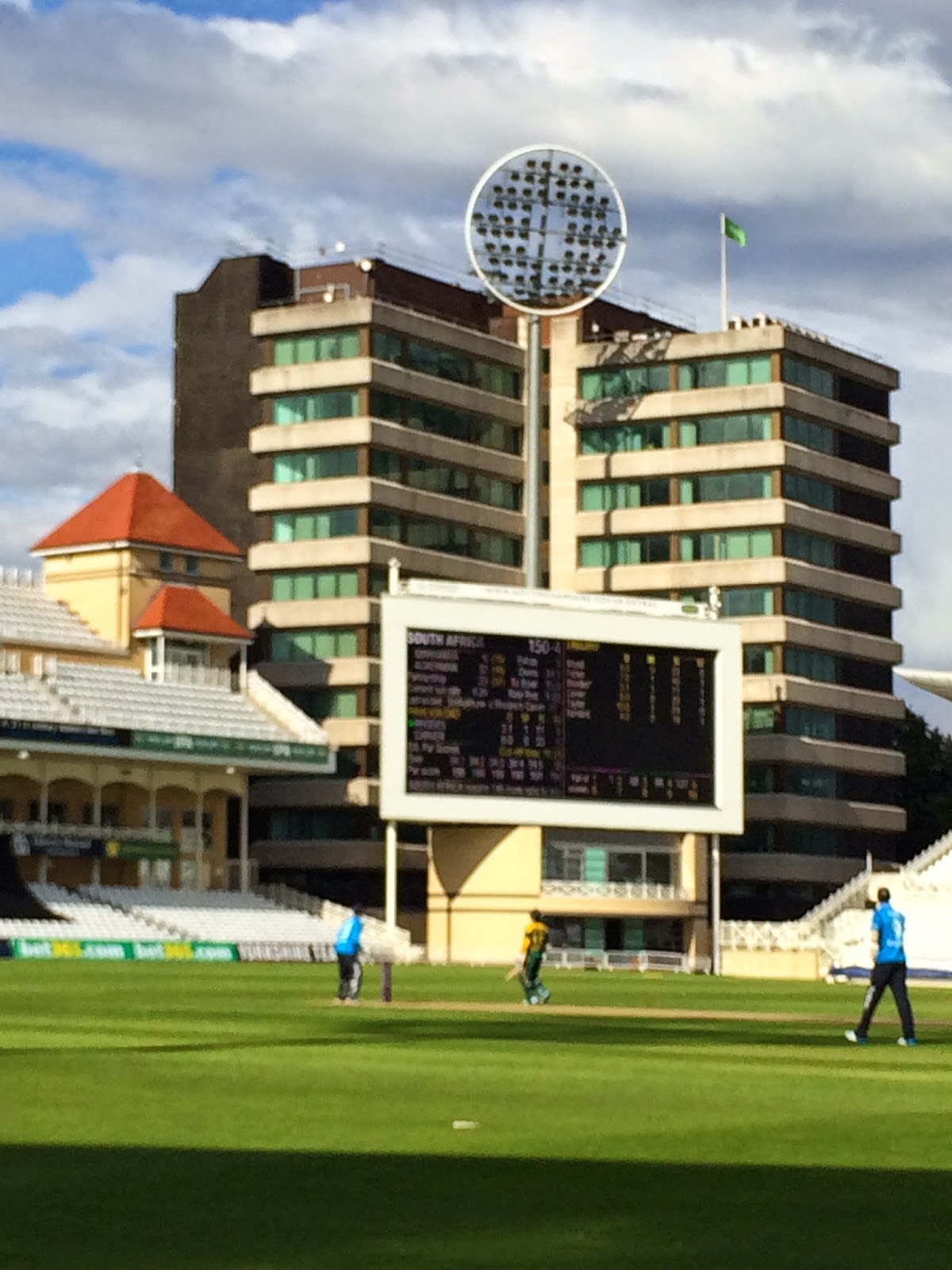 CRICKET FROM THE NORTH International cricket at Trent Bridge