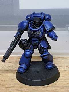 Sloppy highlighting but it won\'t show at tabletop level After washing - apply highlight!