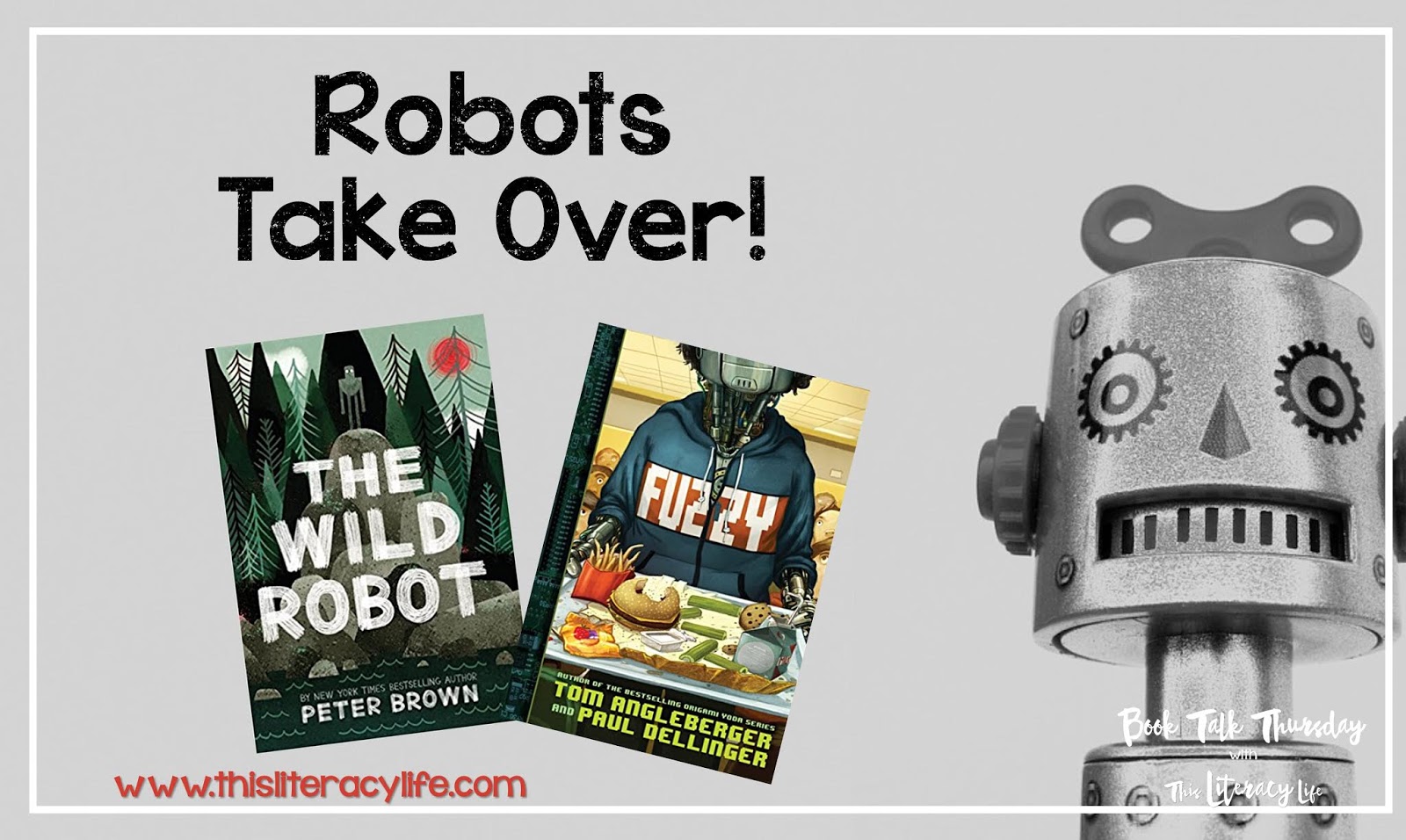 Two books on the Virginia Readers' Choice lists are similar. These robot stories will have us all thinking about what life is like for those who are different from each of us.
