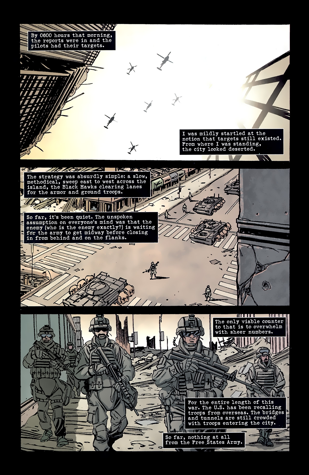 Read online DMZ (2006) comic -  Issue #62 - 17