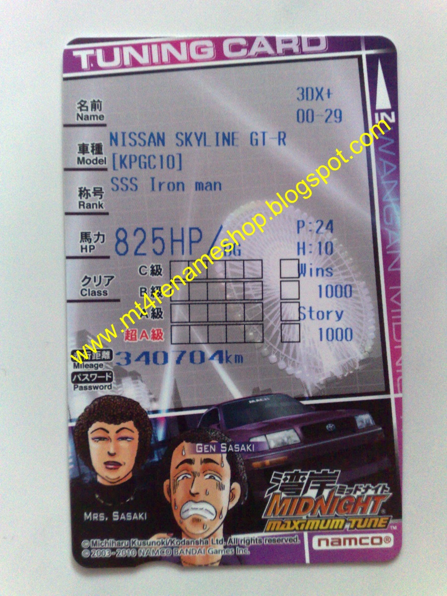 MT4 Rename Shop Nissan Skyline KPGC10