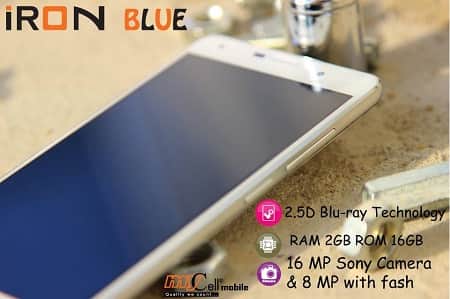 Mycell IRON Blue Mycell IRON Blue Smartphone