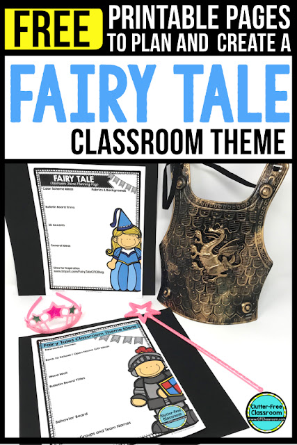 Fairy Tale Themed Classroom Ideas Printable Classroom