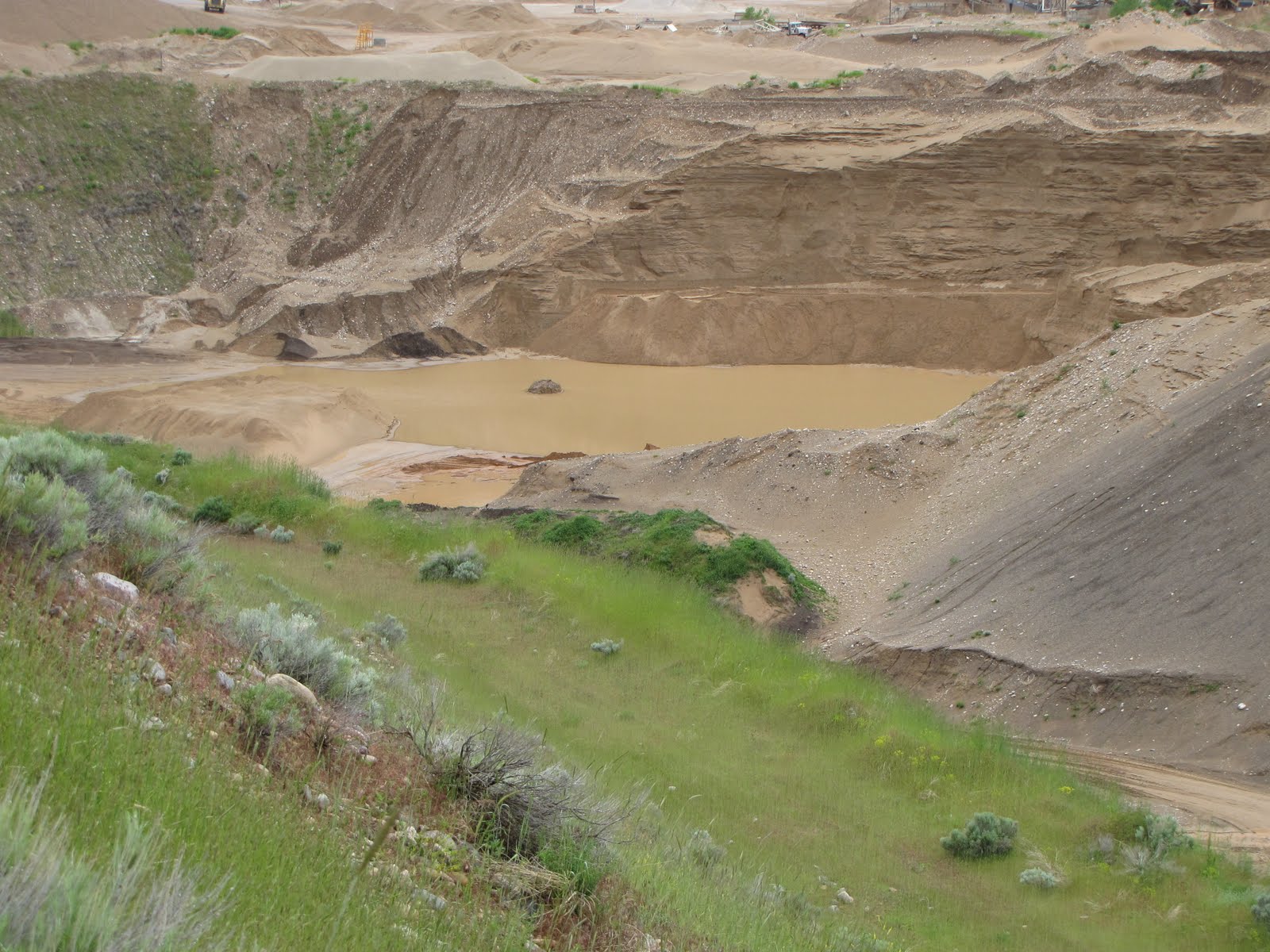 Davis County Sheriff's Office Gravel Pit Taking On Water