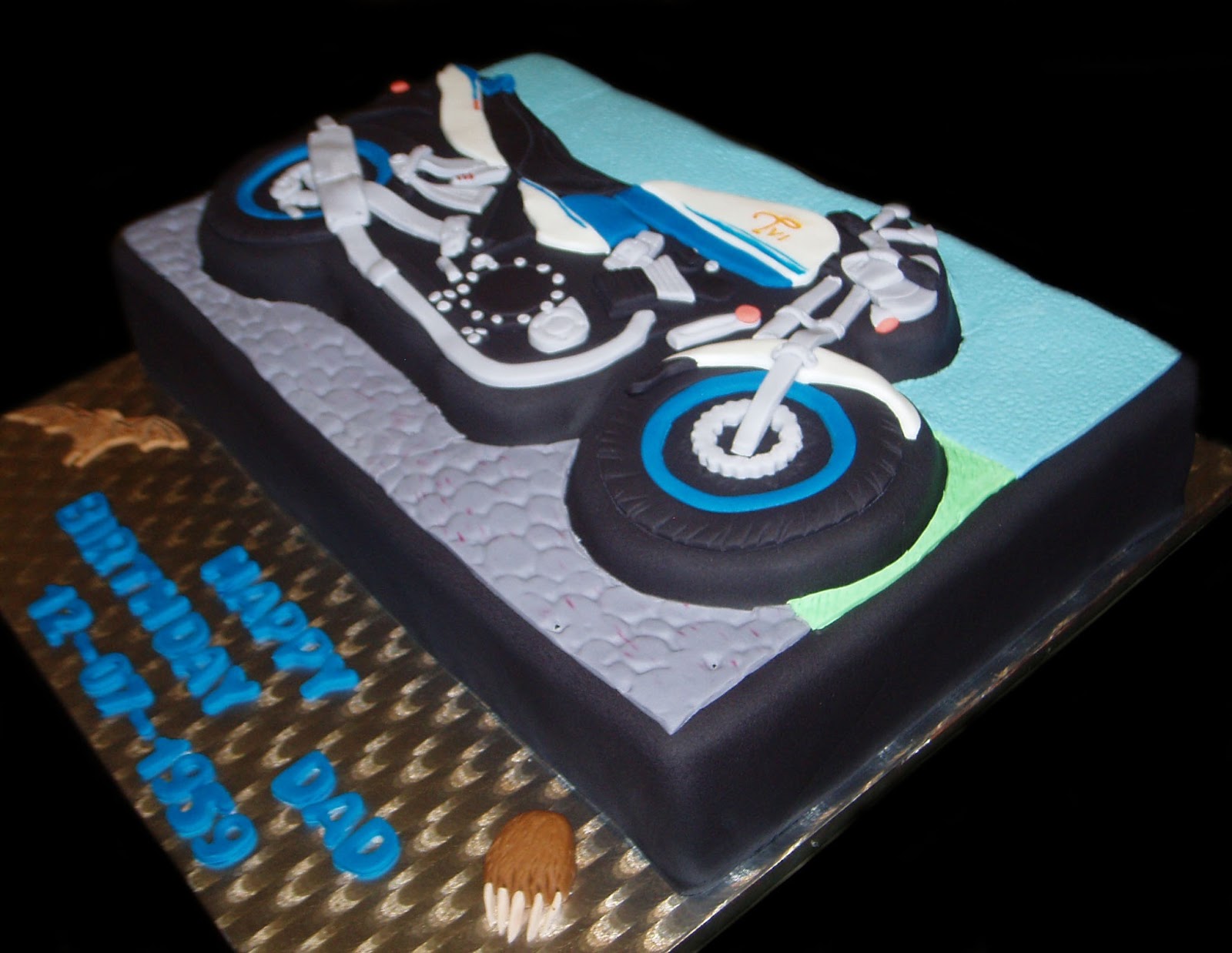 Nada's cakes Motorbike Cake by Nada's Cakes Canberra