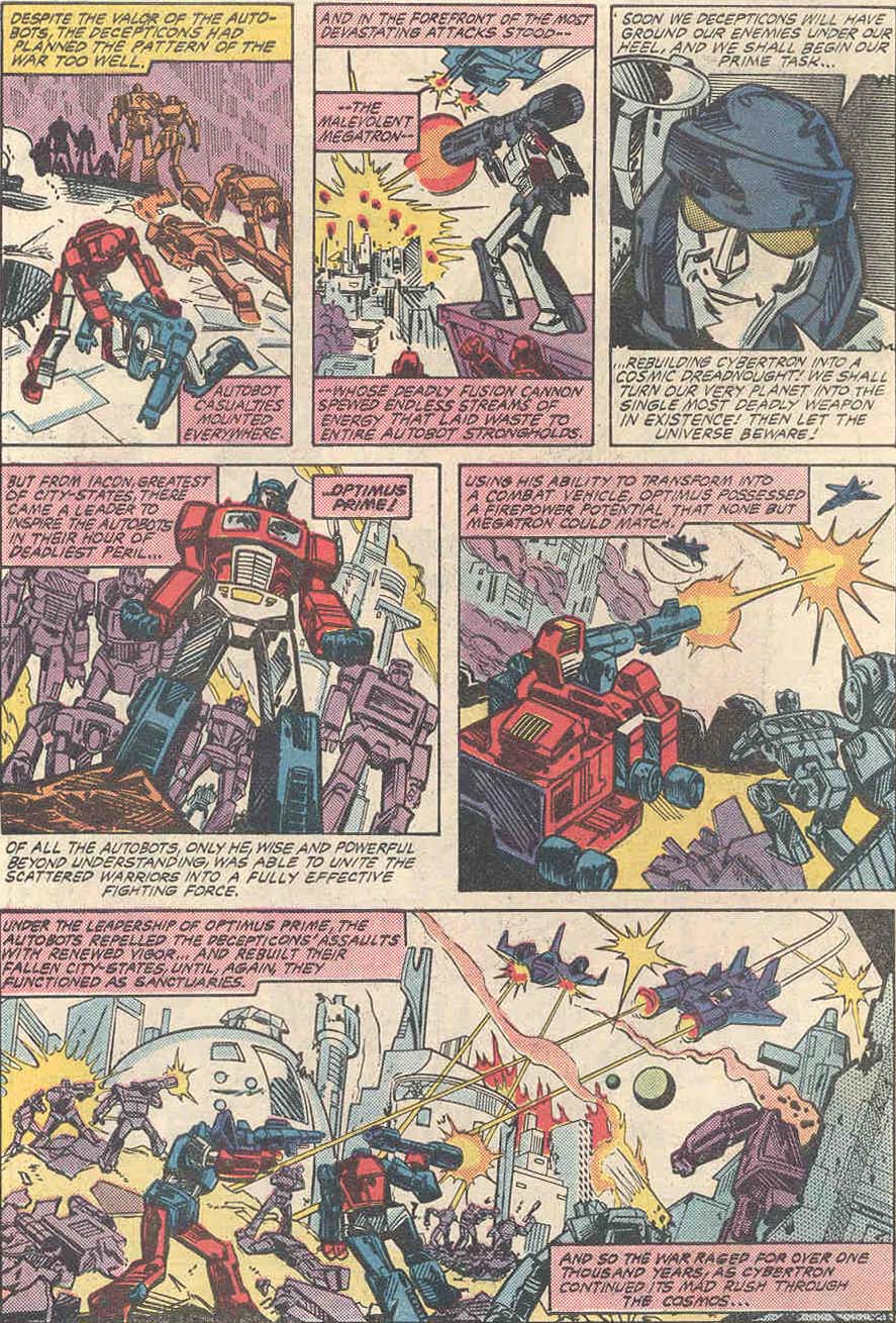 Read online The Transformers (1984) comic -  Issue #1 - 5