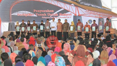 Presiden Minta Bupati Bandung Selesaikan Sertifikat Tanah Masyarakat 