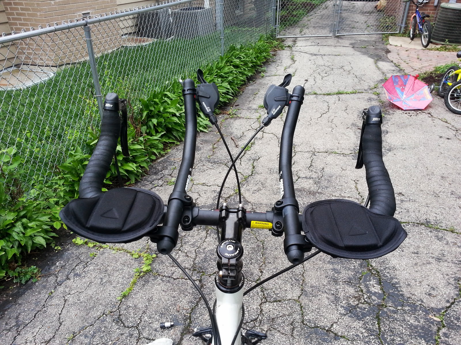 a ninja looks at 40 Mountain Bike Shifters on a Road Bike