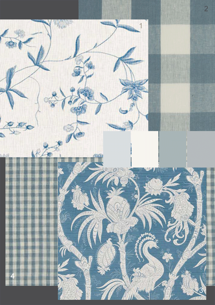 The Paper Mulberry Romantic French Fabrics Powder Blue