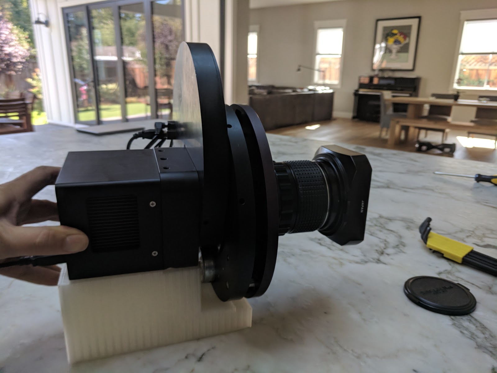 Astrophotography Diaries of a Rookie: A Pentax lens based imaging rig