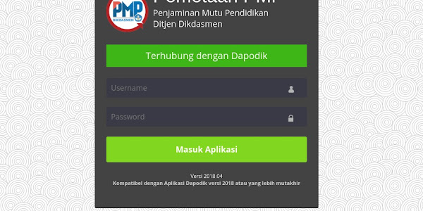 Rilis Terbaru Aplikasi Pemetaan PMP 2018.04