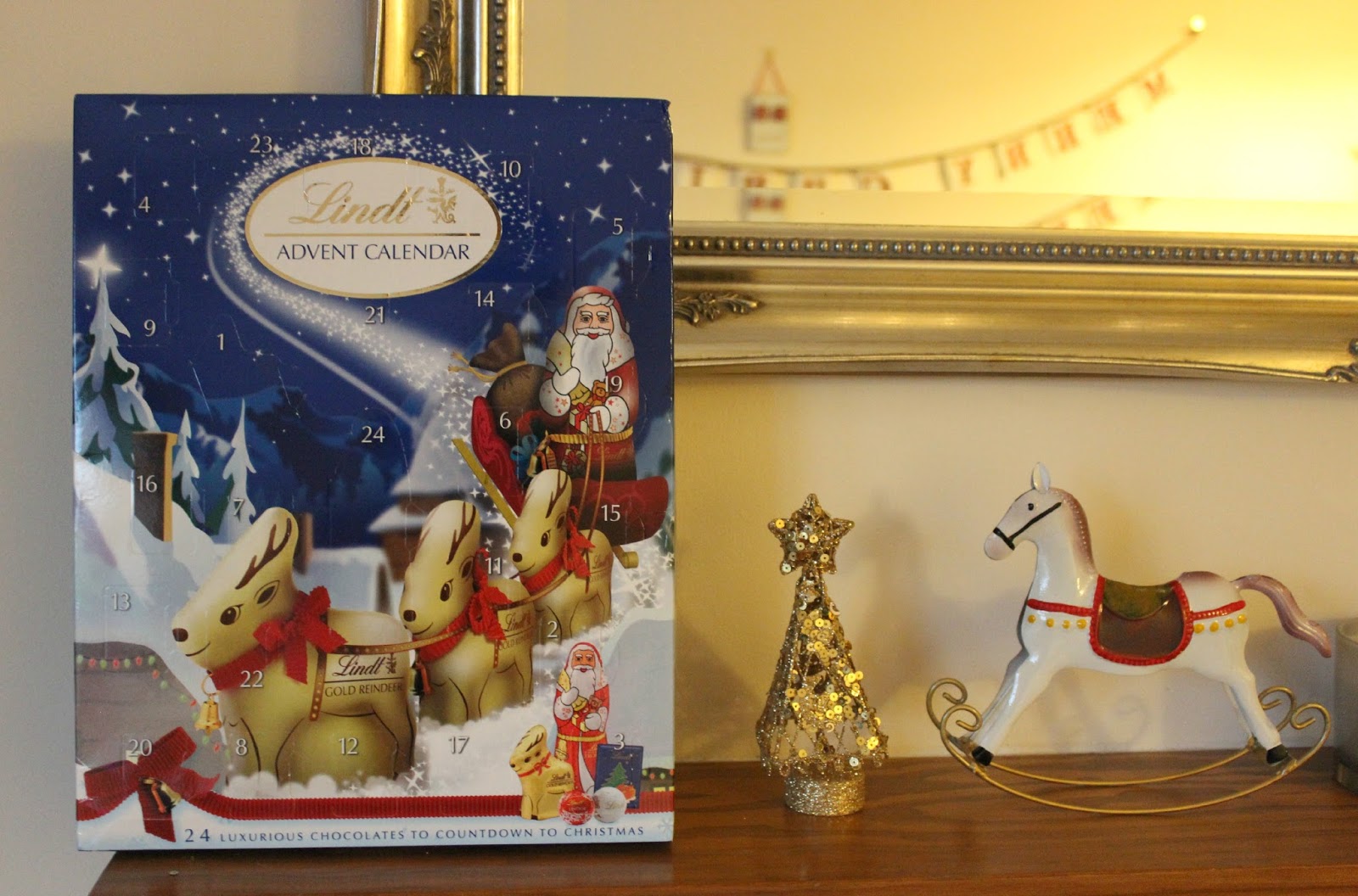 A picture of the Lindt Advent Calendar