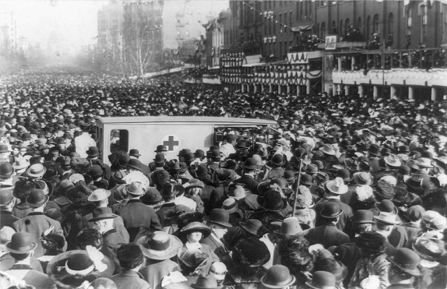 La marcha por el sufragio femenino en 1913, Washington