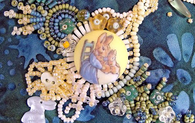 bead embroidery by Robin Atkins, Higher Power, March BJP, detail 2011