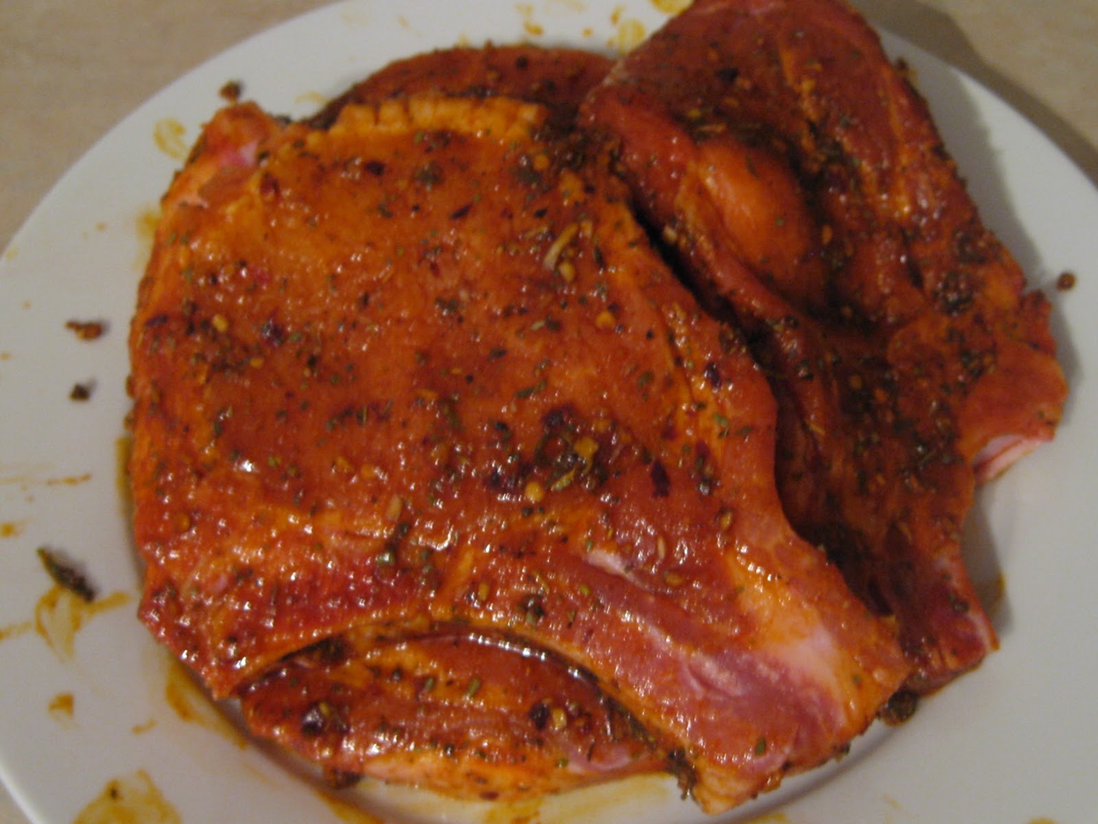 A food fanatic Recipe Grilled Pork Chops with Adobo Paste