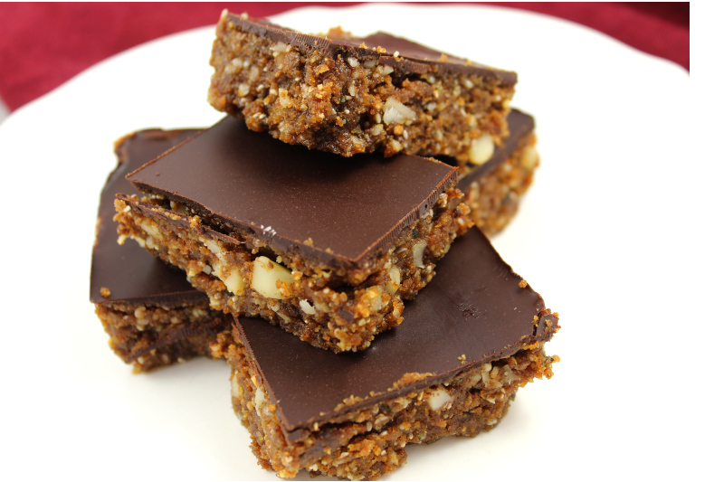 ChocolateCovered Hemp Seed Protein Bars Lisa's Kitchen Vegetarian