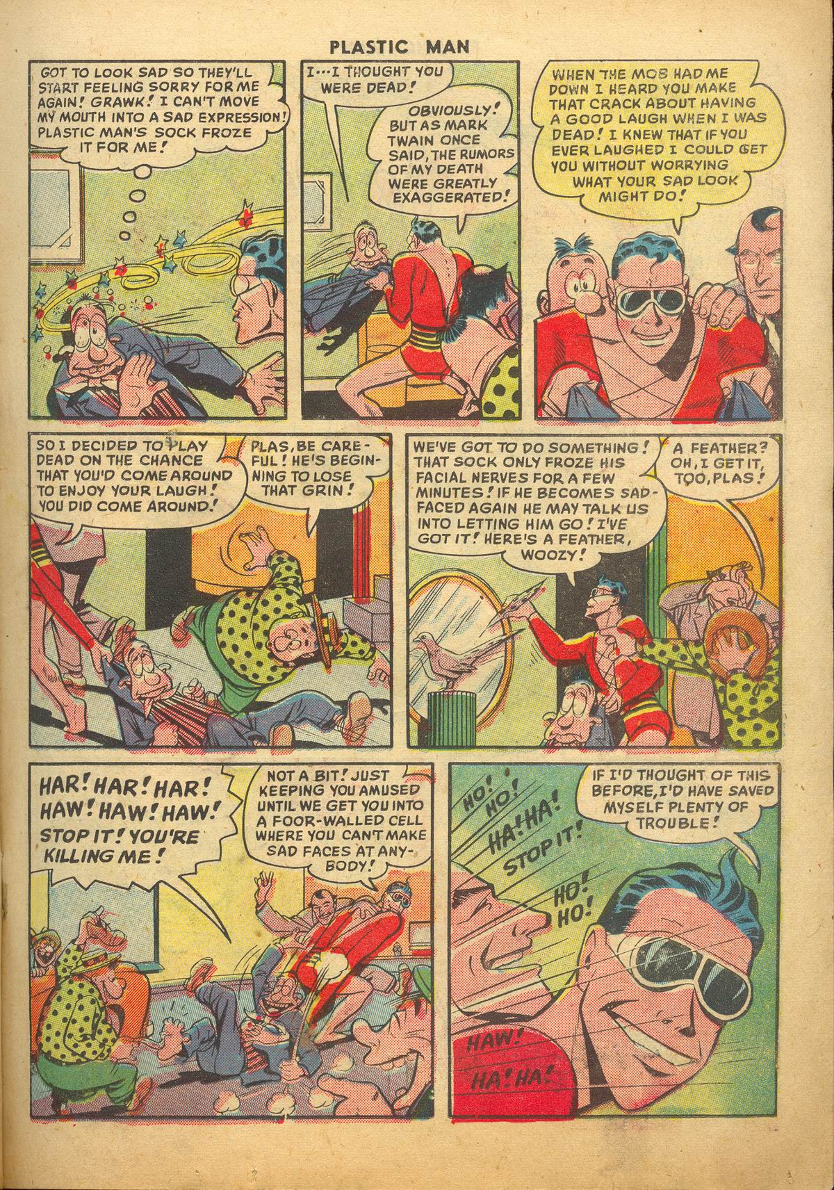 Read online Plastic Man (1943) comic -  Issue #20 - 15
