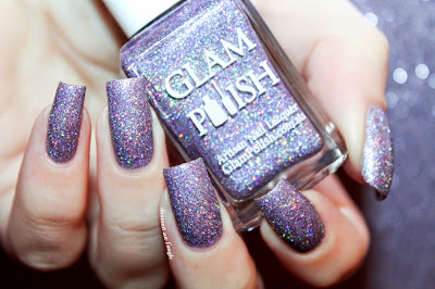 Swatch of the nail polish "Whirlwind" fom Glam Polish