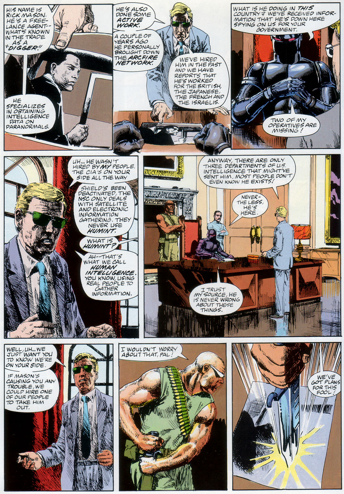 Read online Marvel Graphic Novel: Rick Mason, The Agent comic -  Issue # TPB - 46