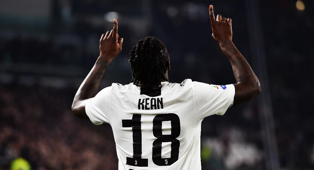 Juventus Udinese 4-1 con doppietta del giovane Moise Kean il nuovo Neymar.