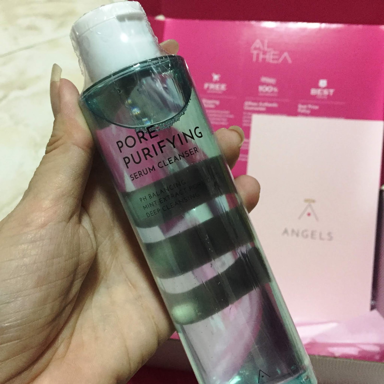 Product Review Althea Pore Purifying Serum Cleanser