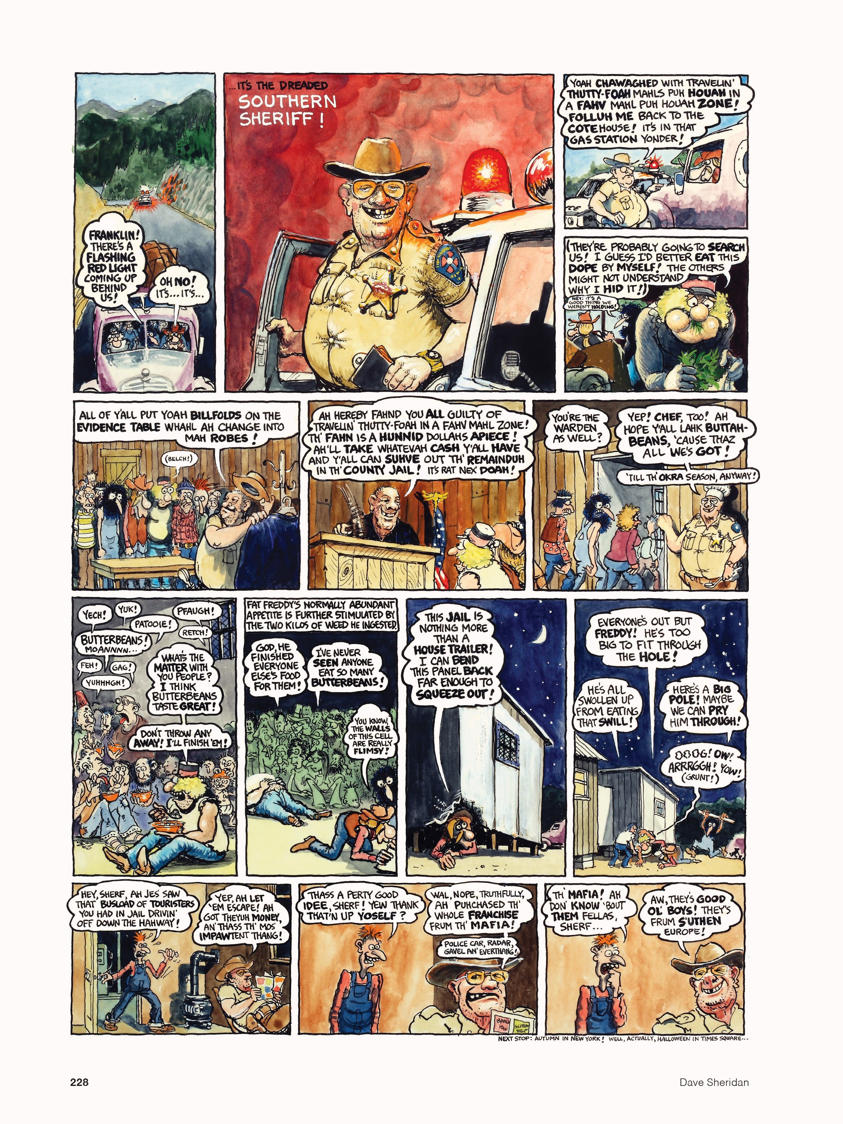 Read online Dave Sheridan: Life with Dealer McDope, the Leather Nun, and the Fabulous Furry Freak Brothers comic -  Issue # TPB (Part 3) - 40