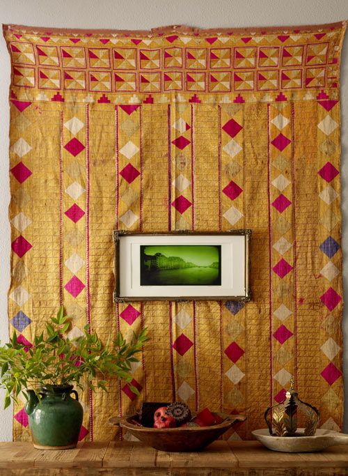 More on my living room creep to midcentury-modern boho-chic - suzani inspo 5