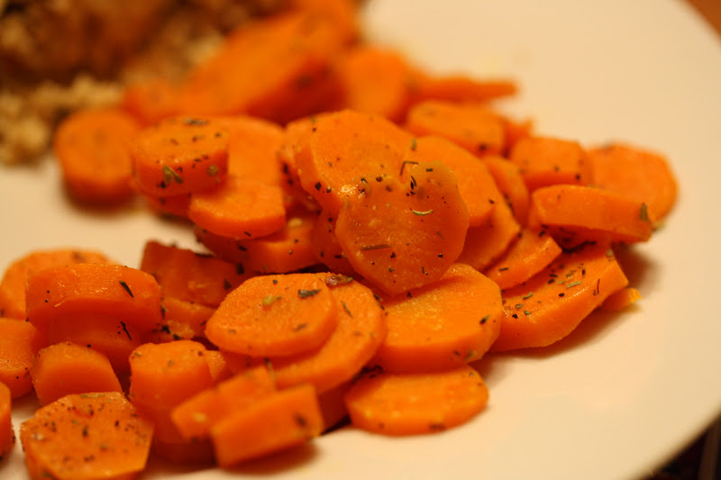 Hot Dinner Happy Home Carrots with Herbes de Provence