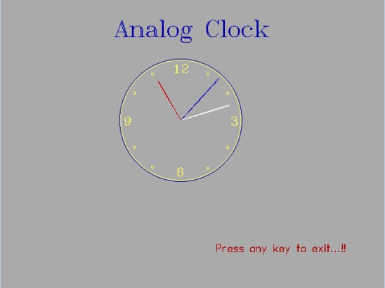 Create A Real Time Analog Wall Clock Using C – Fit wie Herkules