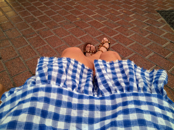 falda cuadros vichy diy