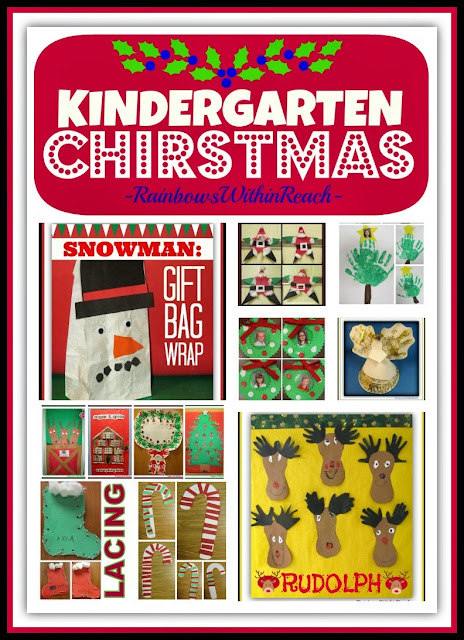 A Kindergarten Christmas: Season Crafts and Bulletin Boards at RainbowsWithinReach