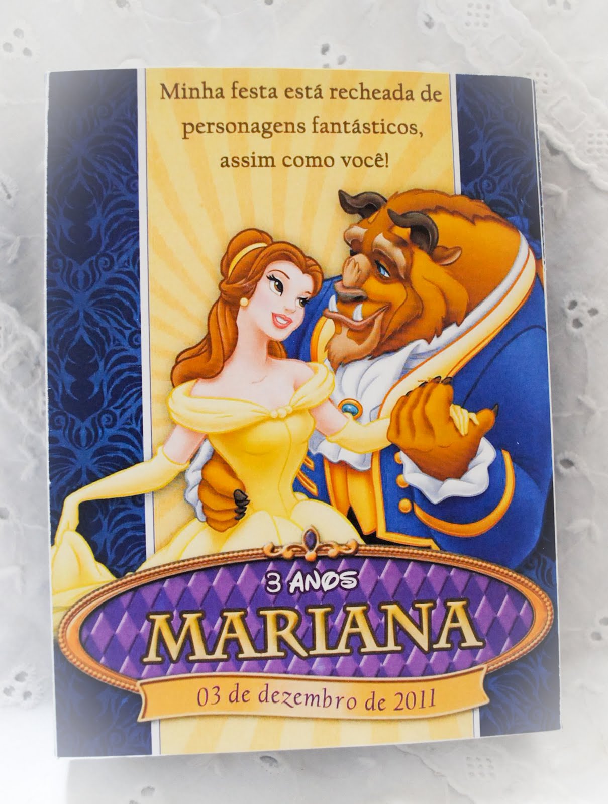 IMAGINE CONVITE A BELA E A