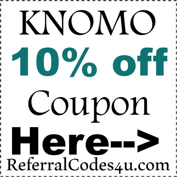 KNOMO 10% off Coupon Code 2016-2021, KNOMO Promo Code October, November, December
