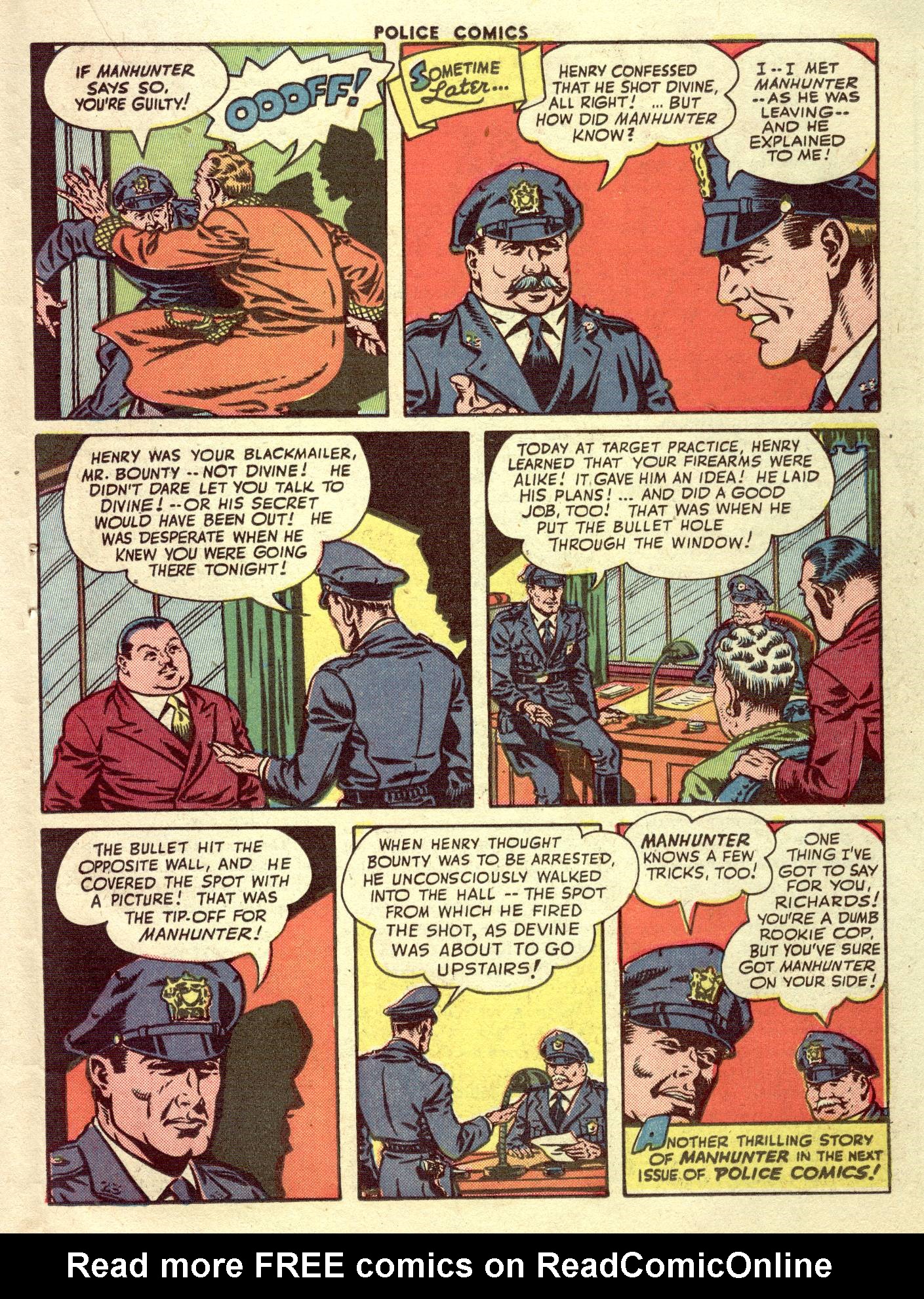 Read online Police Comics comic -  Issue #31 - 39