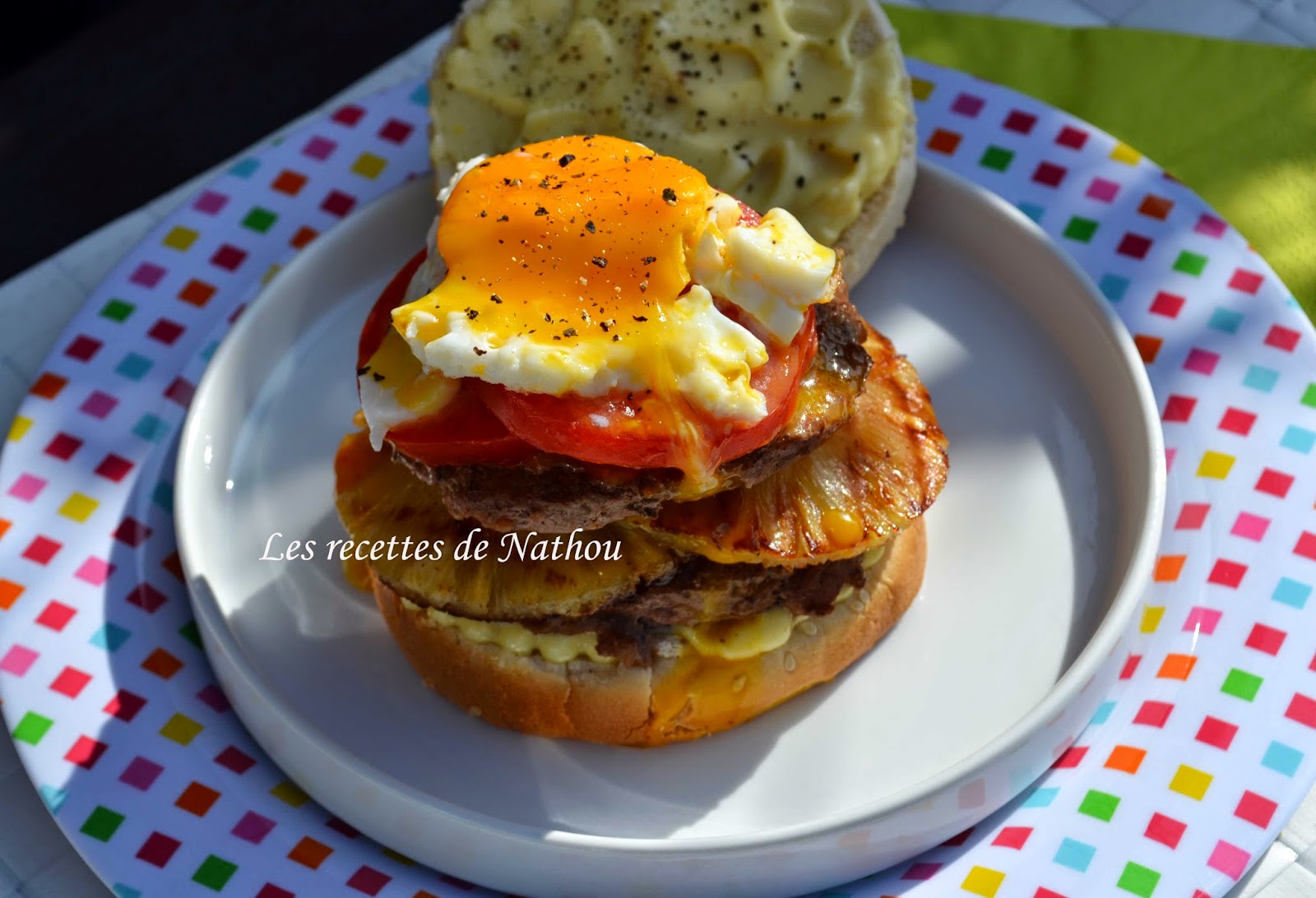 Ma cuisine au fil de mes idées...: Hamburger australien à l'ananas