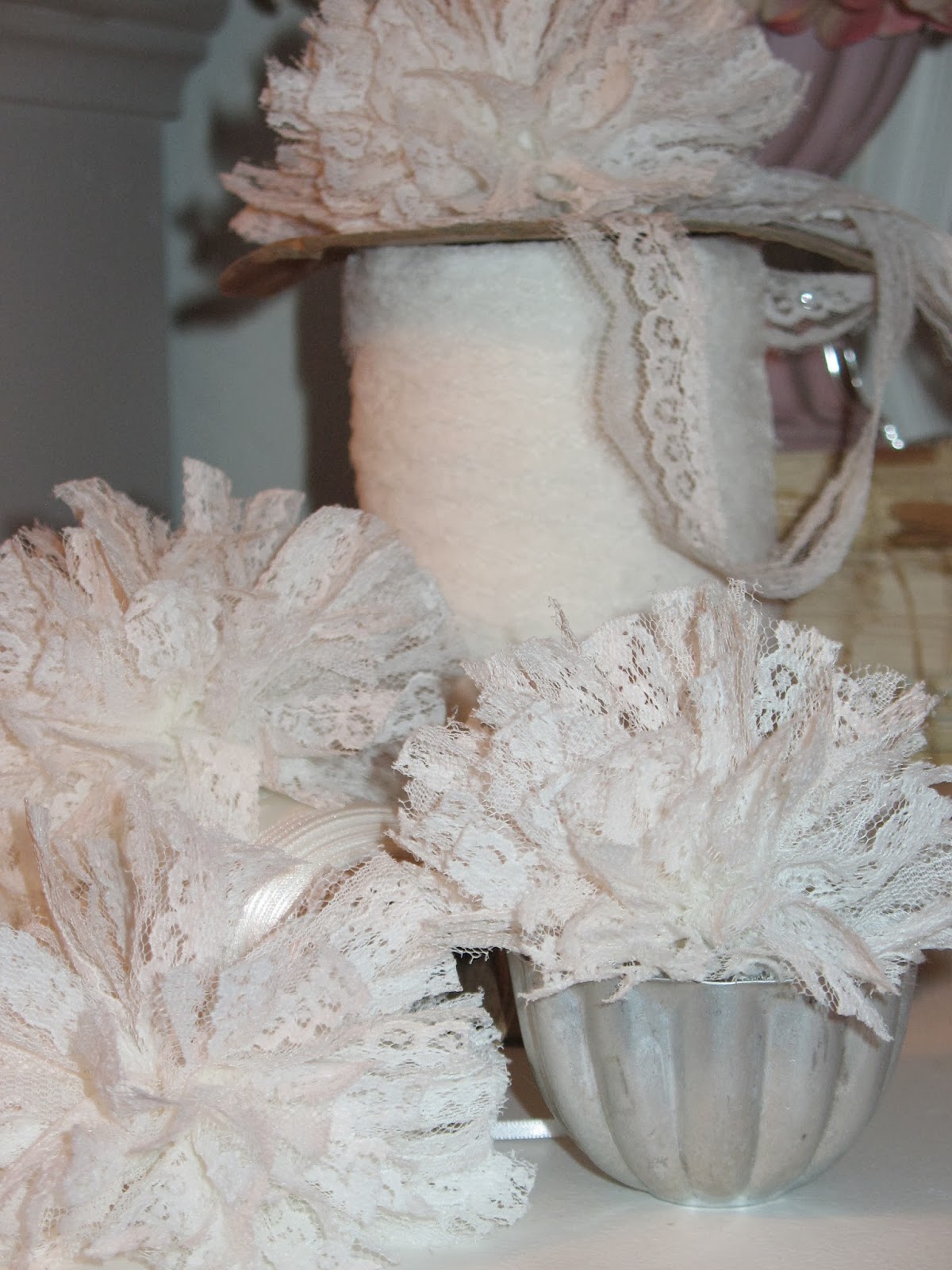 Artsy Fartsy Lace PomPoms