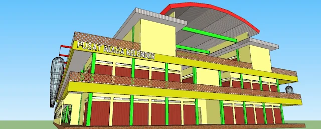 Site Plan Pusat Perbelanjaan