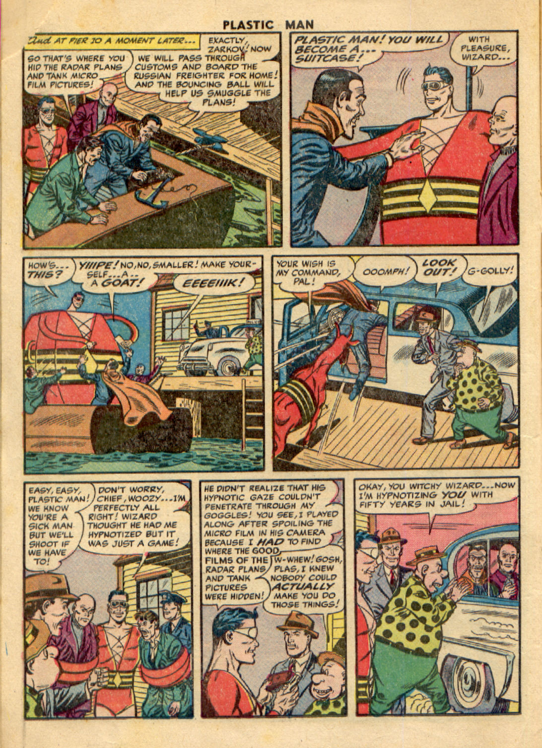 Read online Plastic Man (1943) comic -  Issue #52 - 11