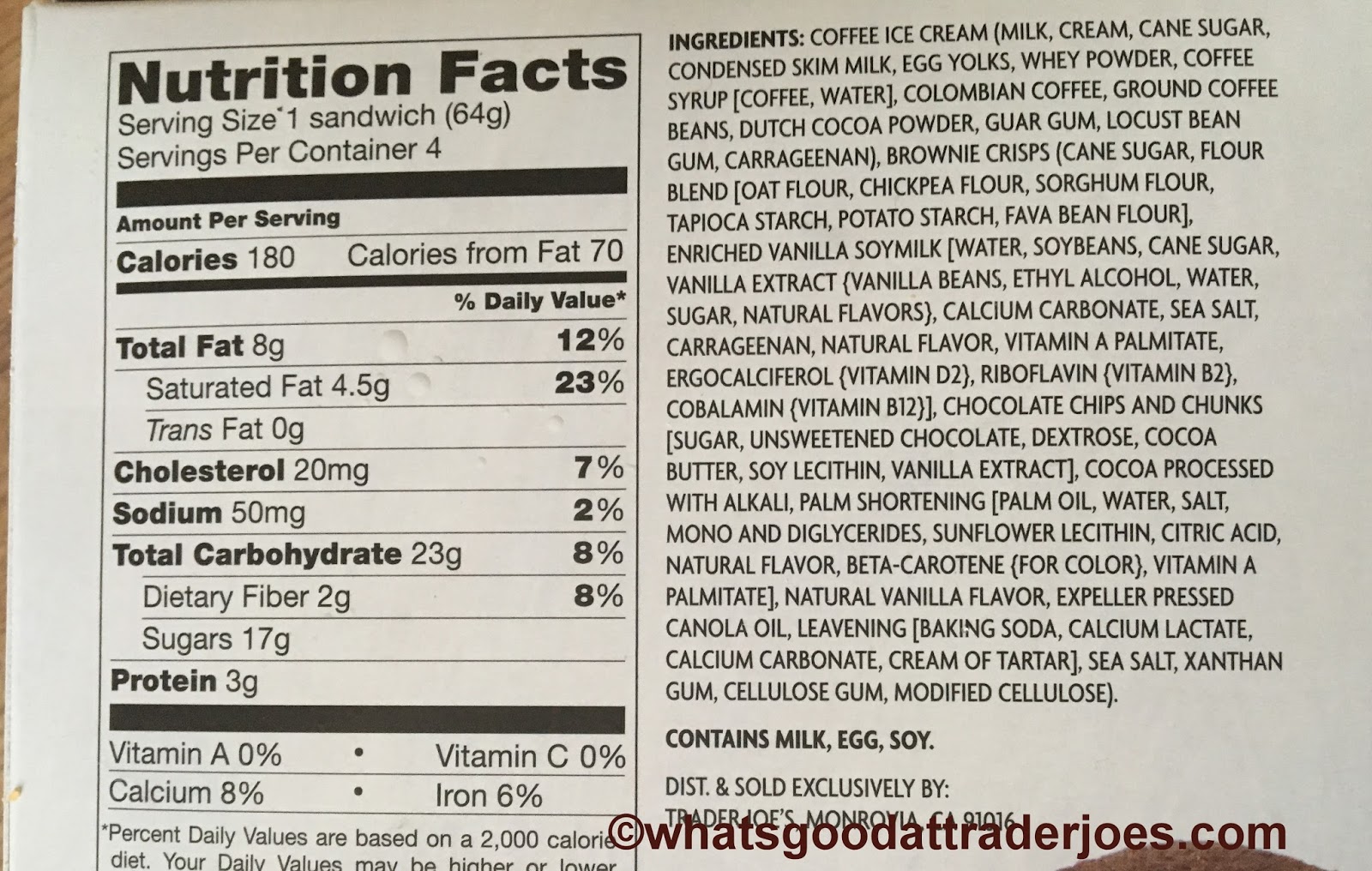 What's Good at Trader Joe's? Trader Joe's Brownie Crisp Coffee Ice