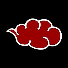 Colar Akatsuki Itachi Símbolo Nuvem Vermelha Naruto