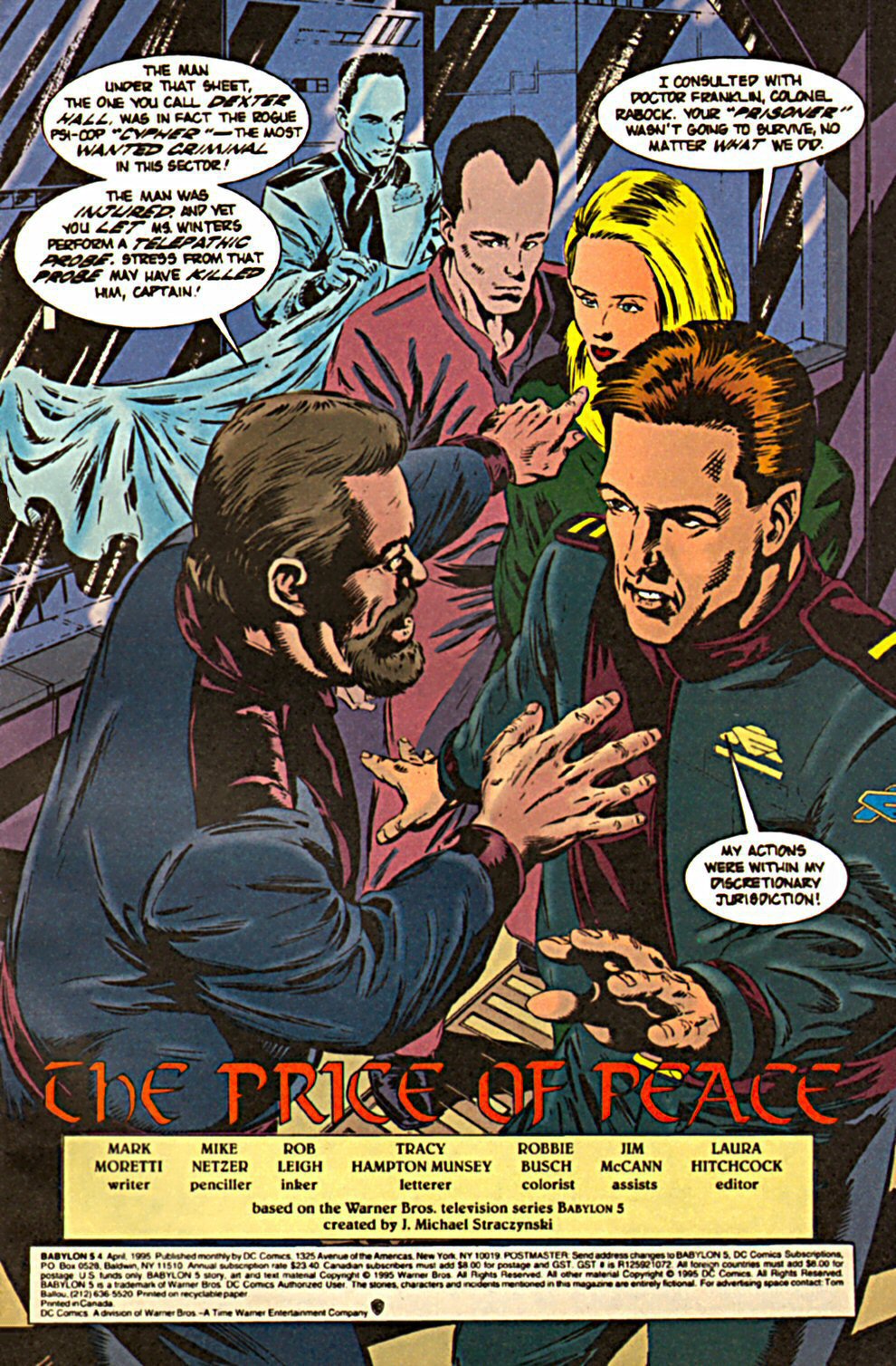 Read online Babylon 5 (1995) comic -  Issue #4 - 5